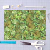 Groen Engels Ivy Natuur Waterverf Pattern Tissuepapier (Craft)