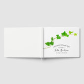 Groen Engels Ivy Vine begrafenismonument Gastenboek (Volledig)