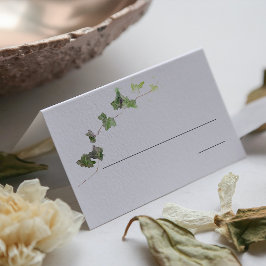 Groen Engels Ivy Vine Waterverf Place Card Plaatskaartje
