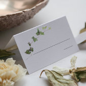Groen Engels Ivy Vine Waterverf Place Card Plaatskaartje