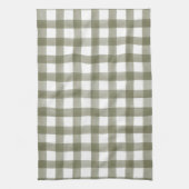 Groen Engels land Check Pset Kitchen Towel Theedoek (Verticaal)