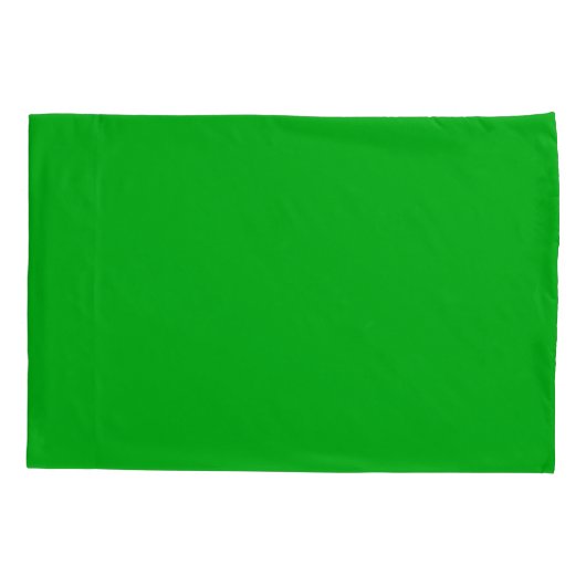 Groen Enig Standaard Grootte Kussen Hoesje Kussensloop (Achterkant)