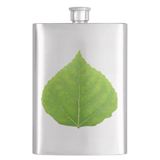 Groen Espenblad #11 Heupfles (Voorkant)