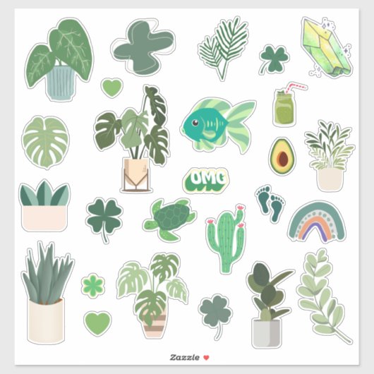 Groen esthesiepakket sticker (Vel)