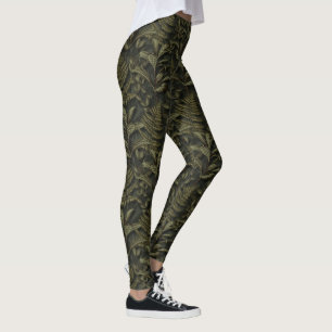 Groen Esthetisch - Donkere varens & bladeren Leggings