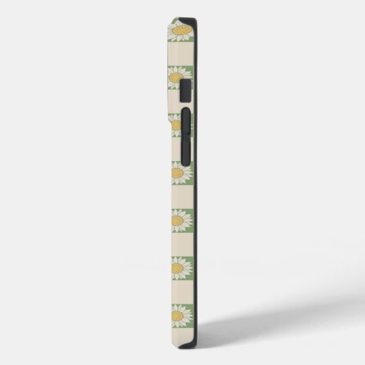 Groen Esthetisch geruit Zonnebloem Y2K Patroon Case-Mate iPhone Case (Achterkant / Links)