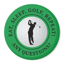 Groen Eten Slapen Golf Herhaal Ronde Golf Liefhebb