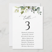 Groen, Eucalyptus bladeren, Zitkaarten Kaarten (Achterkant)