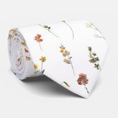 Groen Eucalyptus Bloemen Bruiloft Groomsmen Gift Stropdas (Opgerold)