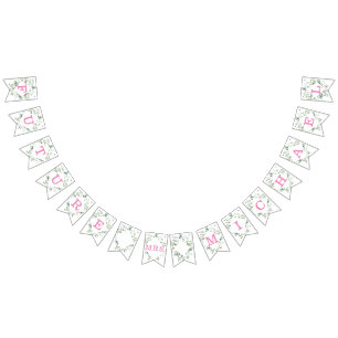 Groen Eucalyptus Botanical Aangepast Vrijgezellenf Vlaggetjes