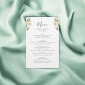 Groen Eucalyptus Bruiloft Menu