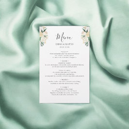 Groen Eucalyptus Bruiloft Menu