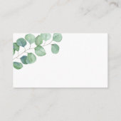 Groen Eucalyptus - display douche Informatiekaartje (Achterkant)