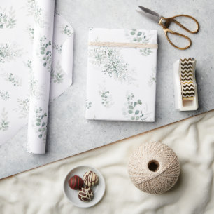 Groen Eucalyptus Elegant Cadeaupapier