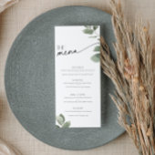 Groen Eucalyptus Eten en Drink Salie Groen Menu