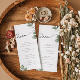 Groen Eucalyptus Eten en Drink Salie Groen Menu