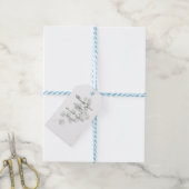 groen eucalyptus laat bruiloft gunst dank u cadeaulabel (Met Touw)