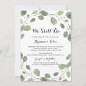 Groen Eucalyptus We beloven nog steeds vernieuwing Kaart (Voorkant)