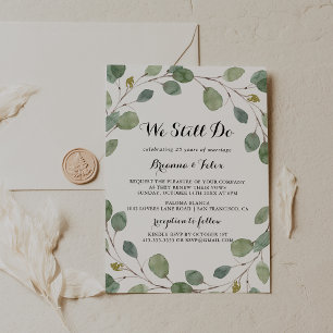 Groen Eucalyptus We beloven nog steeds vernieuwing Kaart