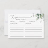 Groen, Eucalyptusbladeren, Bruiloft Recept (Voorkant)