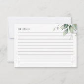 Groen, Eucalyptusbladeren, Bruiloft Recept (Achterkant)