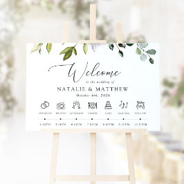 Groen, Eucalyptusbladeren, Trouwtijdlijn Poster