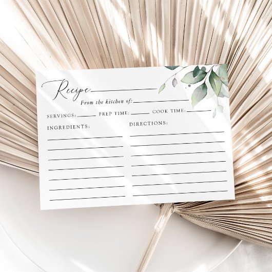 Groen, Eucalyptusbladeren, Vrijgezellenfeest Recep