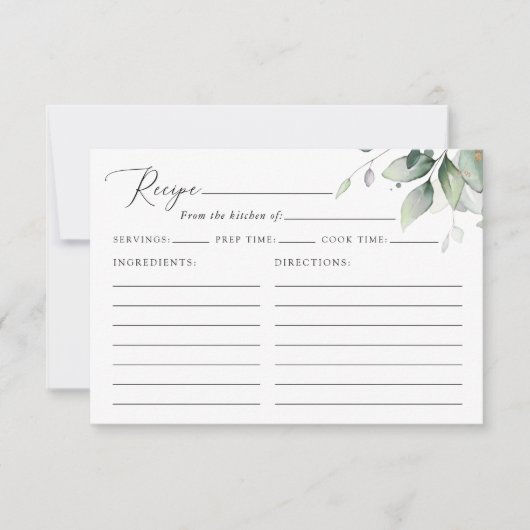 Groen, Eucalyptusbladeren, Vrijgezellenfeest Recep (Voorkant)