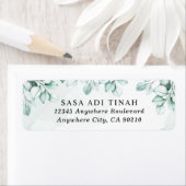 Groen Eucalyptusetiket Etiket (Insitu)