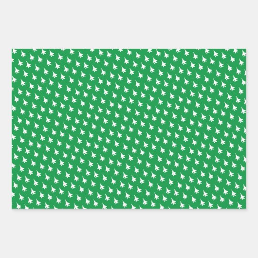 Groen F-15E Strike Eagle Chief Squadron Inpakpapier Vel (Voorkant)