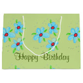 Groen Fancy met blote tas Large Cadeautasje (Voorkant)