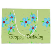 Groen Fancy met blote tas Large Cadeautasje (Achterkant)