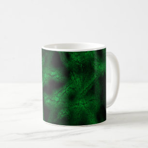 Groen fantasiepatroon koffiemok