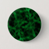 Groen fantasiepatroon ronde button 5,7 cm (Voorkant)