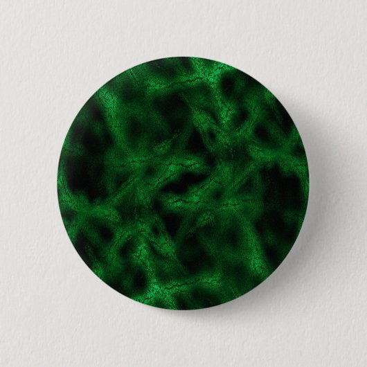 Groen fantasiepatroon ronde button 5,7 cm (Voorkant)