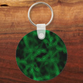 Groen fantasiepatroon sleutelhanger (Voorkant)
