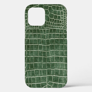 Groen Faux Crocodile Leather Case-Mate iPhone Case