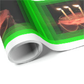 Groen feest met kookpapier cadeaupapier (Rol Hoek)