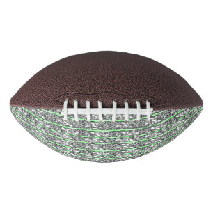 Groen filigraan kruispatroon ontwerp american football