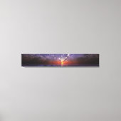 Groen Flash Panorama Canvas Afdruk (Voorkant)