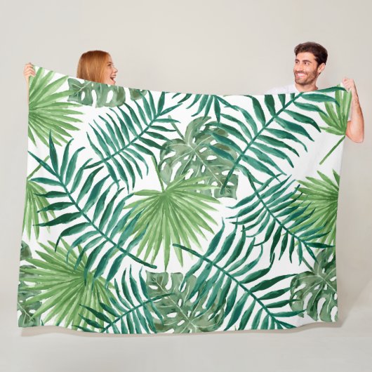 Groen fleece deken (In situ)