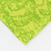 groen fleece deken (Hoek)