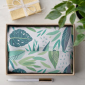 Groen flessenpatroon tissuepapier (Geschenk)