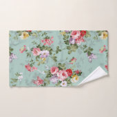 groen Floral ontwerp Bad Handdoek (Handdoek)