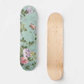  groen Floral ontwerp Persoonlijk Skateboard (Voorkant)