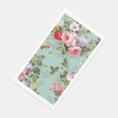 groen Floral ontwerp Servet (Hoek)