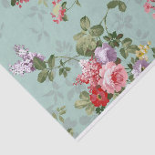  groen Floral ontwerp Tissuepapier (Detail)