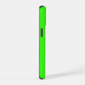 Groen Fluorescerend Neon Monogram iPhone 15 Case (Rechterkant)