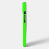 Groen fluorescerend neonmonogram Case-Mate iPhone case (Achterkant / Links)