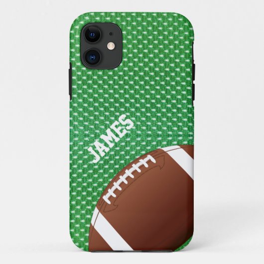 Groen Football Aangepaste iPhone 5 Hoesje (Achterkant)